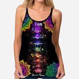 I Am - Personalized Yoga Cross Tank Top