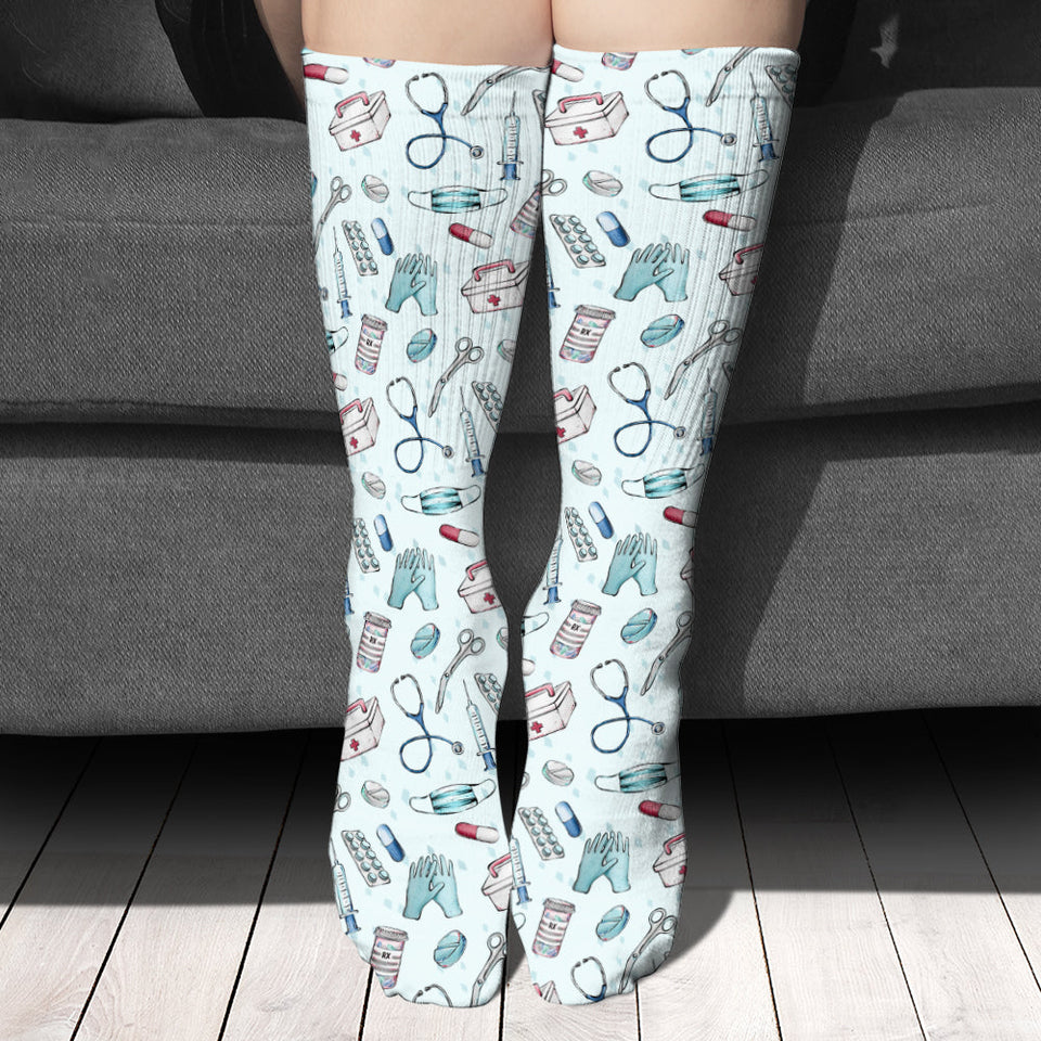 Nurse Off Duty Nurse Socks