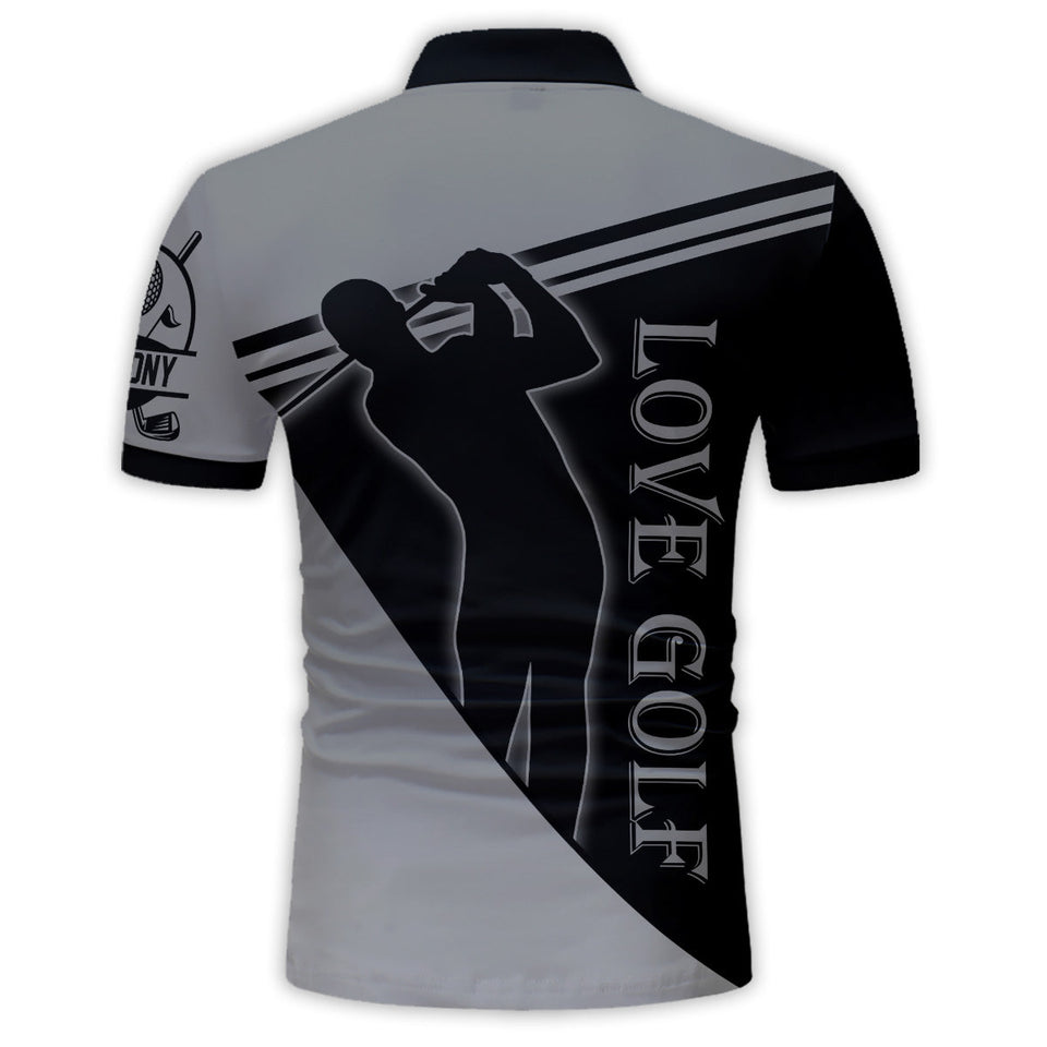 Love Golf - Personalized Golf Polo Shirt