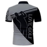 Love Golf - Personalized Golf Polo Shirt