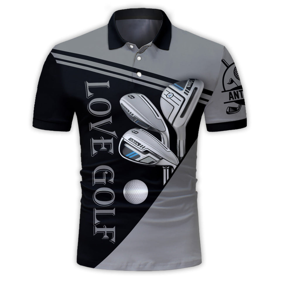 Love Golf - Personalized Golf Polo Shirt