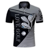 Love Golf - Personalized Golf Polo Shirt