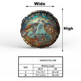 Stained Glass Couple Turtle - Personalized Turtle Shaped Pillow