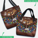 Home Is Where My Dog Is - Personalized Tote Bag