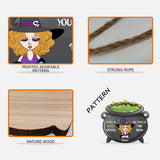 Check Ya Energy - Personalized Witch Wood Sign