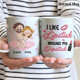 I Light Lipstick - Personalized Couple Mug