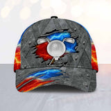 Golfer Metal 3D Printed Classic Cap