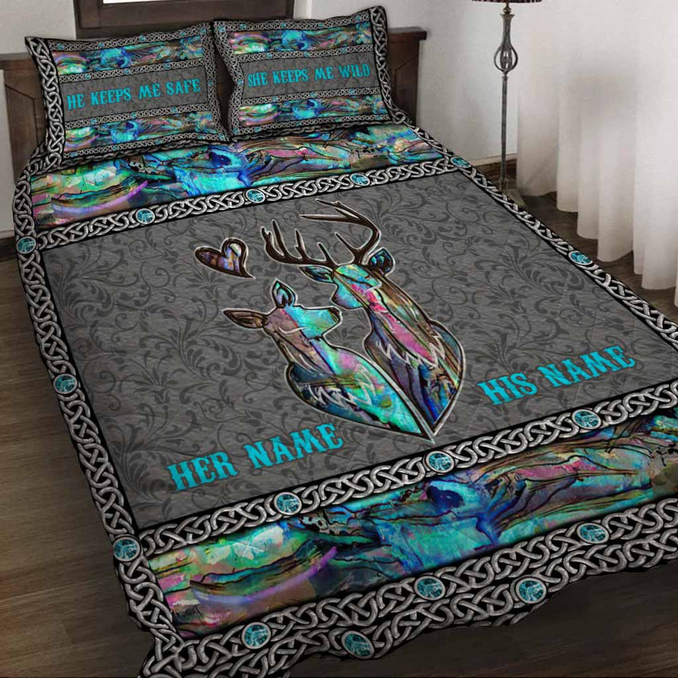 So Many In The Forest - Personalized Hunting Quilt Set