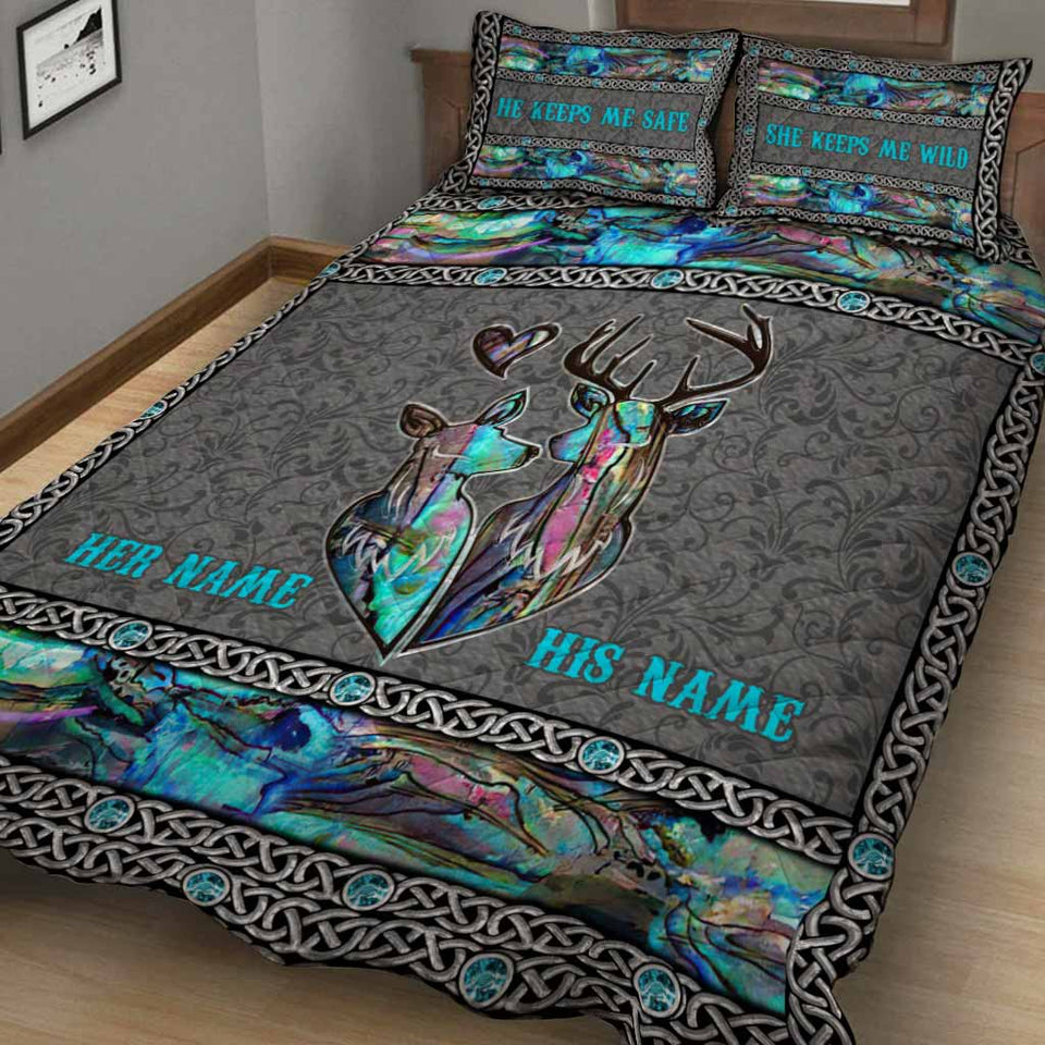 So Many In The Forest - Personalized Hunting Quilt Set