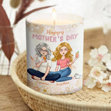 My Favorite Child Gave Me This Candle - Personalized Mother Candle With Wooden Lid