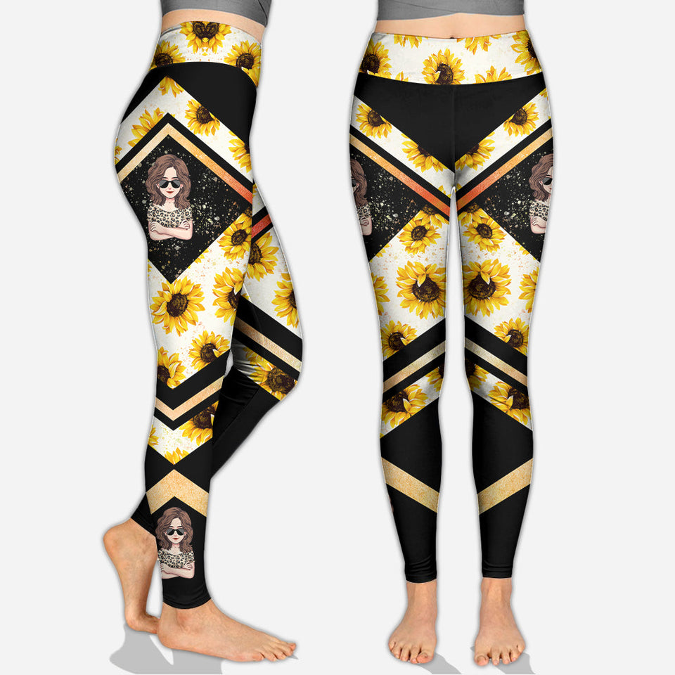 Sunshine Mixed With A Little Hurricane - Personalized Mother's Day Mother Hoodie and Leggings