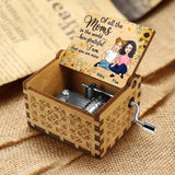 Of All The Moms - Personalized Mother's Day Mother Hand Crank Music Box