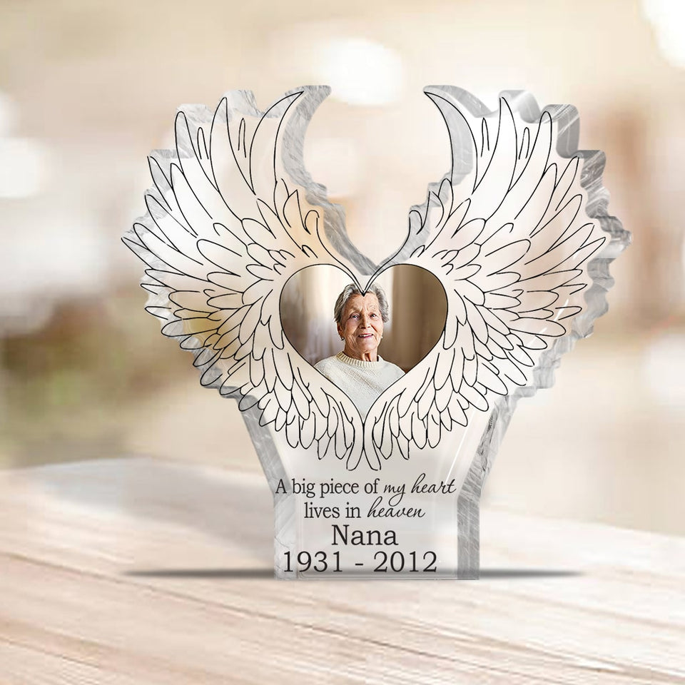 Always On My Mind - Memorial gift for who lose dad, who lose grandma, who lose grandpa, who lose husband, who lose wife, who lose daughter, who lose sister, who lose mom - Personalized Custom Shaped Acrylic Plaque