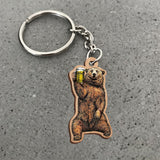 Dad Figure - Father Keychain (Printed On Both Sides)