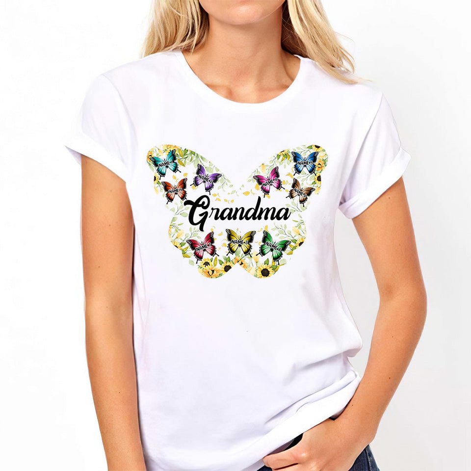 We Love You - Personalized Grandma T-shirt and Hoodie
