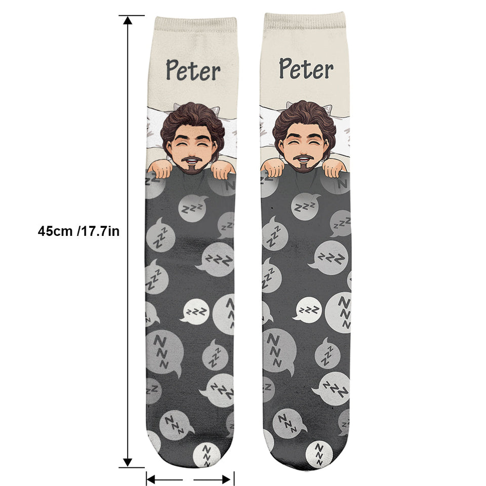 Dad Off Duty - Personalized Father's Day Father Socks