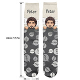 Dad Off Duty - Personalized Father's Day Father Socks