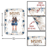 Besties Forever - Personalized Bestie Transparent Keychain