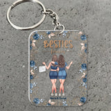 Besties Forever - Personalized Bestie Transparent Keychain