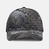 Love Baseball Personalized Cap With Printed Vent Holes