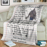 Daddy's - Hunting Personalized Blanket