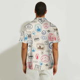 Landmark Stamps - Personalized Travelling Hawaiian Shirt