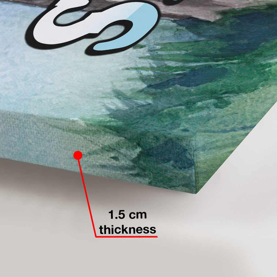 When I Think About Books - Canvas And Poster