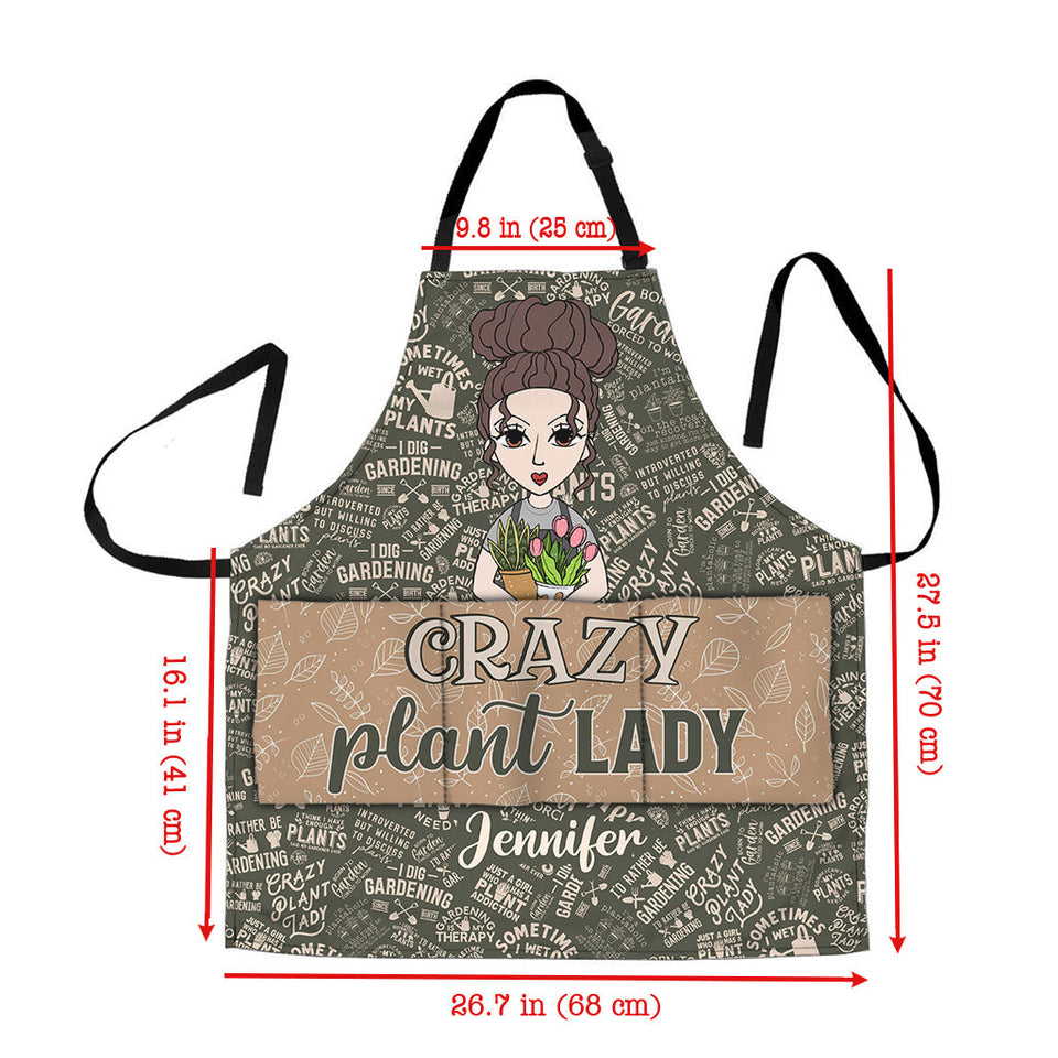 Just A Girl Who Loves Gardening - Personalized Gardening Apron
