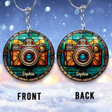 Just A Girl Who Loves Photography - Personalized Photography Keychain