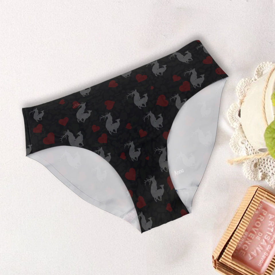I Love Her Target I Love His Gun - Personalized Hunting Women Briefs & Men Boxer Briefs