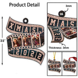 Couple Film Roll Christmas 2022 - Personalized Christmas Couple Ornament (Printed On Both Sides)