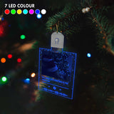 All I Want For Christmas Is You - Personalized Christmas Couple Shaped Led Acrylic Ornament