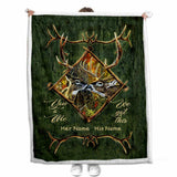 You & Me - Personalized Couple Hunting Blanket