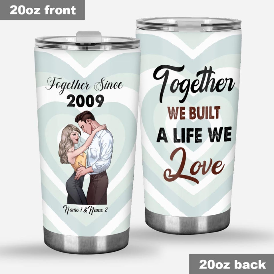 Together Since - Personalized Couple Tumbler