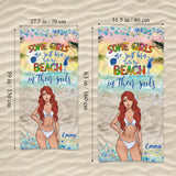The Ocean Is Calling - Personalized Sea Lover Beach Towel