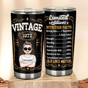 Old Lives Matter - Personalized Birthday Tumbler