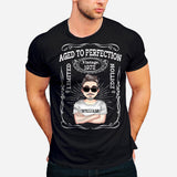 Aged To Perfection - Personalized Birthday T-shirt and Hoodie