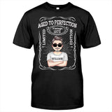 Aged To Perfection - Personalized Birthday T-shirt and Hoodie