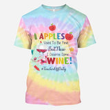 Apples Used To Be Fine - Personalized Teacher All Over T-shirt and Hoodie