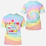 Apples Used To Be Fine - Personalized Teacher All Over T-shirt and Hoodie