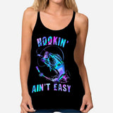 Love Fishing Girl Cross Tank Top