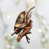 Love Fishing - Personalized Ornament (Printed On Both Sides)