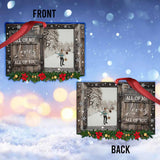 All Of Me Loves All Of You - Personalized Christmas Couple Ornament (Printed On Both Sides)