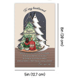 When We Get To The End Of Our Lives Together - Personalized Christmas Couple Wooden Card Pop Out Ornament