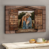 Home Is Wherever I'm With You - Personalized Couple Canvas And Poster
