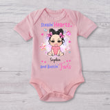 Stealing Hearts - Personalized Newborn Baby Onesie