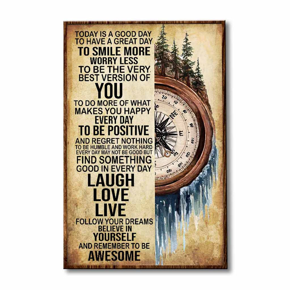 Today Is A Good Day - Camping Poster