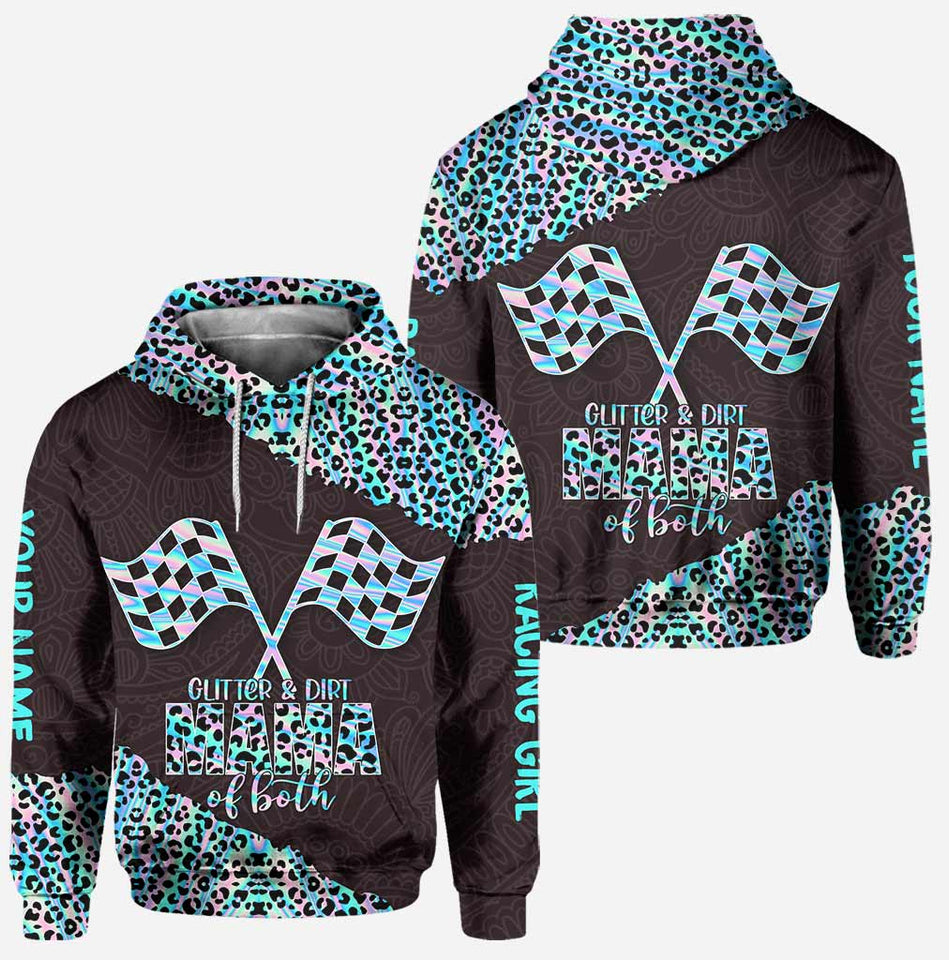 Glitter And Dirt - Personalized Racing Hoodie and Leggings