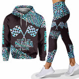 Glitter And Dirt - Personalized Racing Hoodie and Leggings