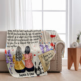 I Love You - Personalized Mother's day Mother Blanket